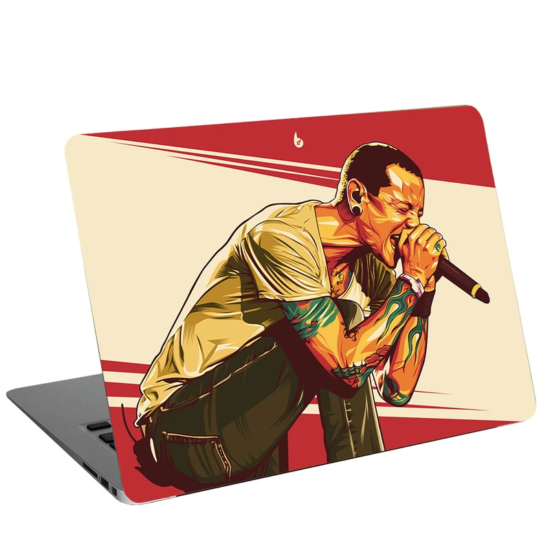 استیکر لپ تاپ طرح Chester Bennington کد C-52 مناسب برای لپ تاپ 15.6 اینچ