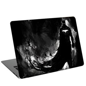 استیکر لپ تاپ طرح Dark Knight Monochrome Bat کد C-64 مناسب برای لپ تاپ 15.6 اینچی