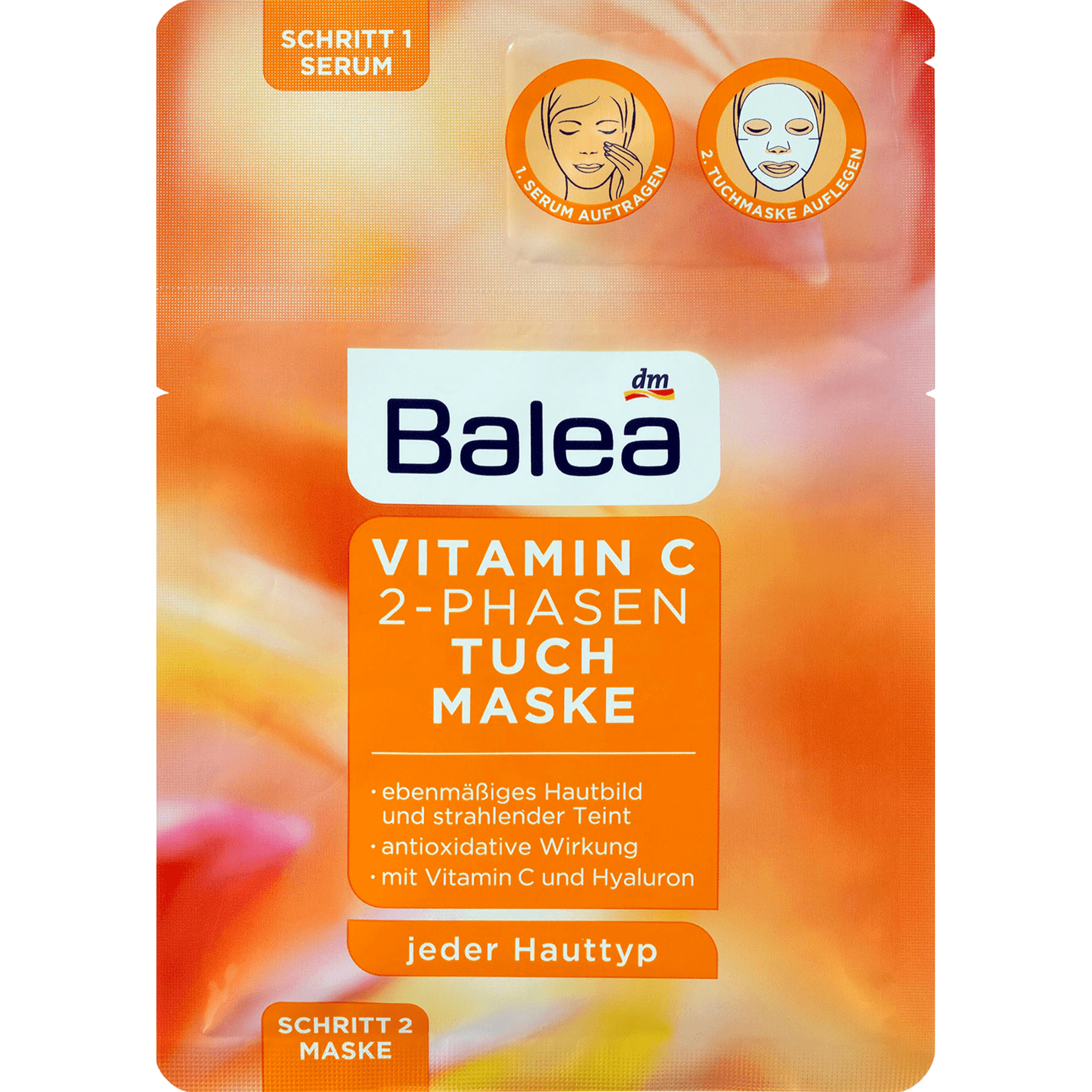 ماسک صورت باله آ مدل ویتامین C حجم 14 میلی لیتر 