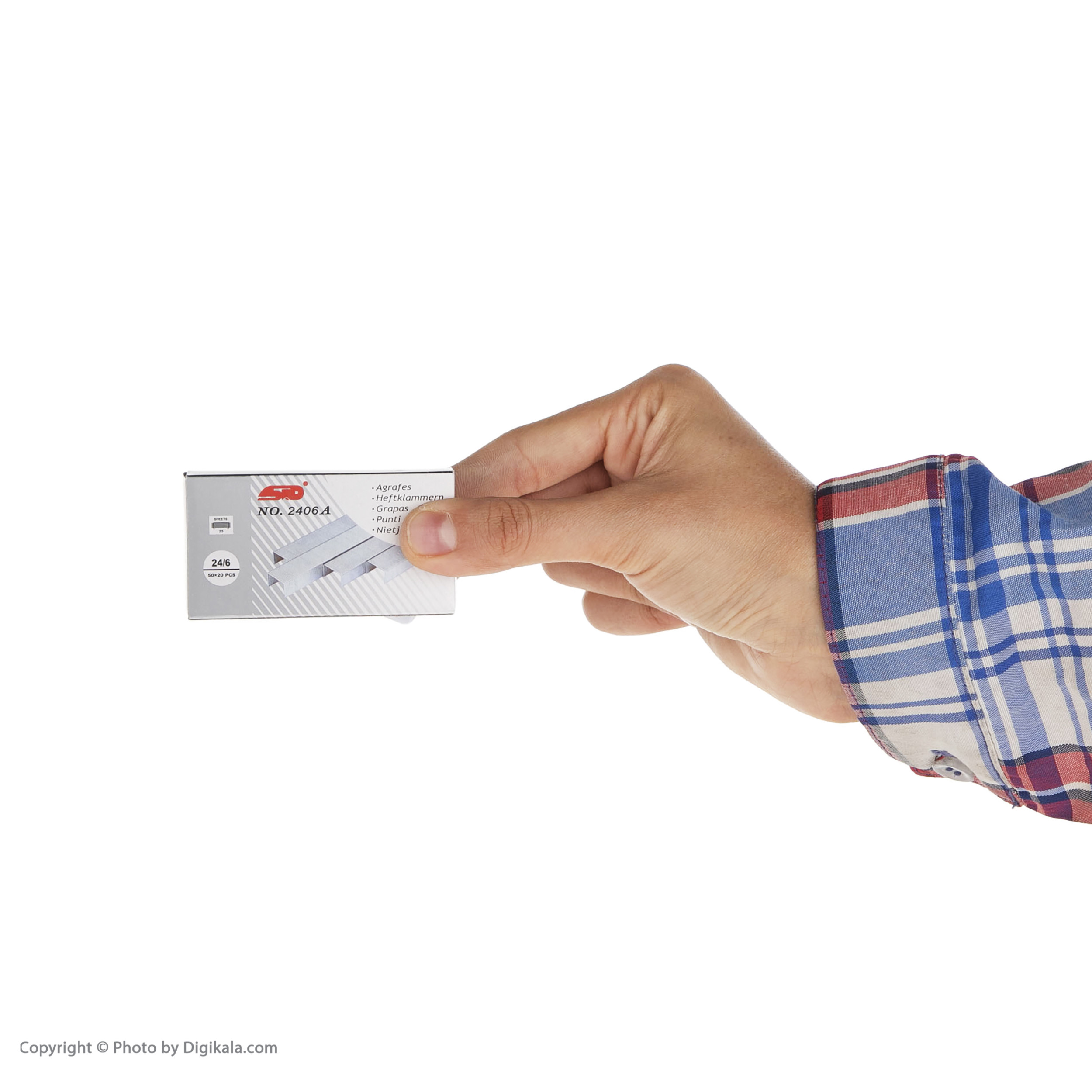 سوزن منگنه اس تی دی کد 24/6 بسته 1000 عددی