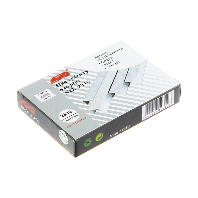 سوزن منگنه اس تی دی کد 3 سایز 23/10 بسته 1000 عددی