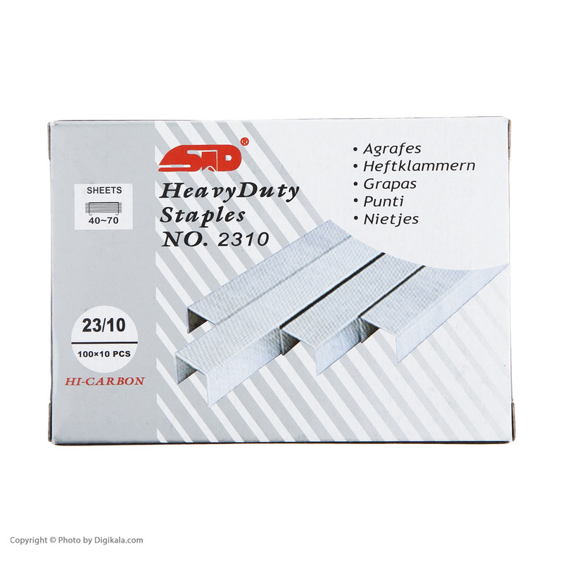 سوزن منگنه اس تی دی کد 3 سایز 23/10 بسته 1000 عددی