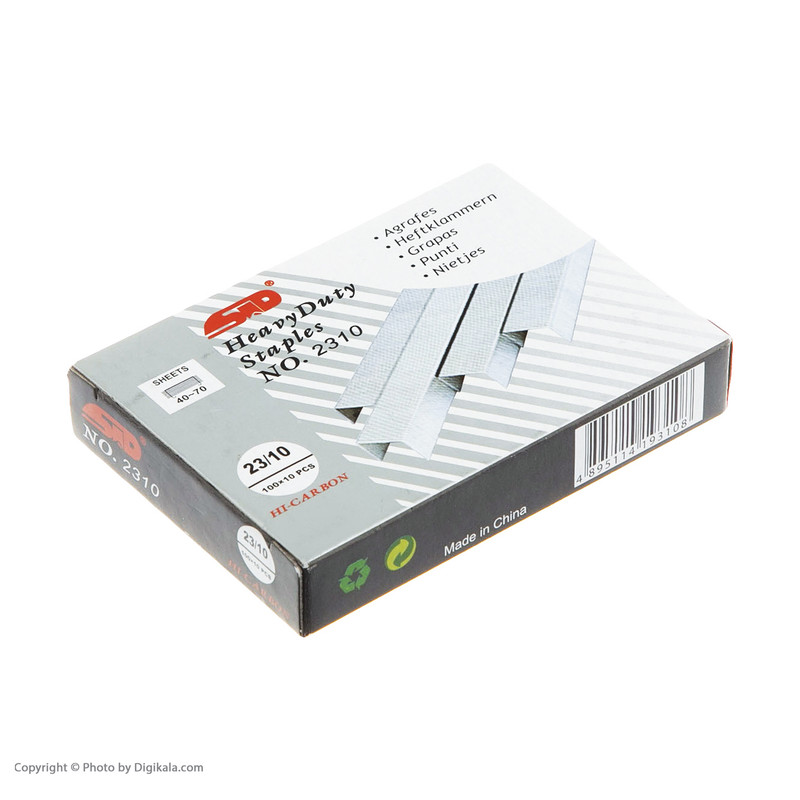 سوزن منگنه اس تی دی کد 3 سایز 23/10 بسته 1000 عددی