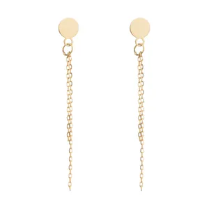 گوشواره طلا 18 عیار زنانه نیوانی مدل EA032