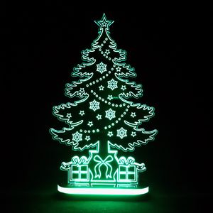 نقد و بررسی چراغ خواب طرح درخت کریسمس کد 5158 توسط خریداران