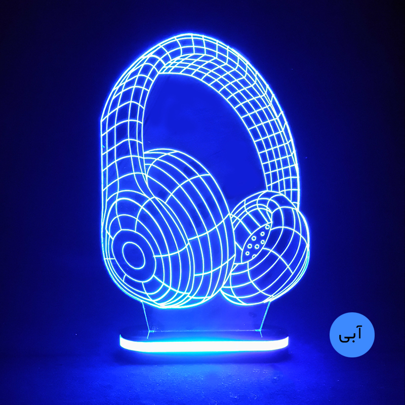 چراغ خواب طرح هدفون کد 5168