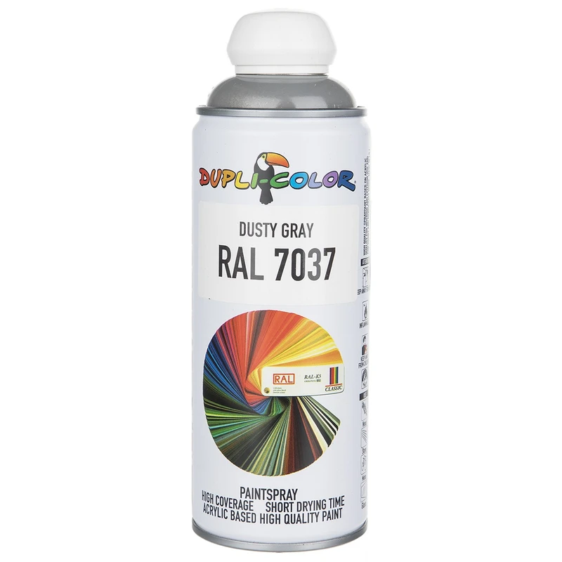 اسپری رنگ خاکستری دوپلی کالر مدل RAL 7037 حجم 400 میلی لیتر