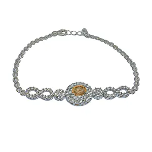 دستبند نقره زنانه کد 33