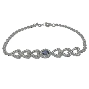 دستبند نقره زنانه کد 28