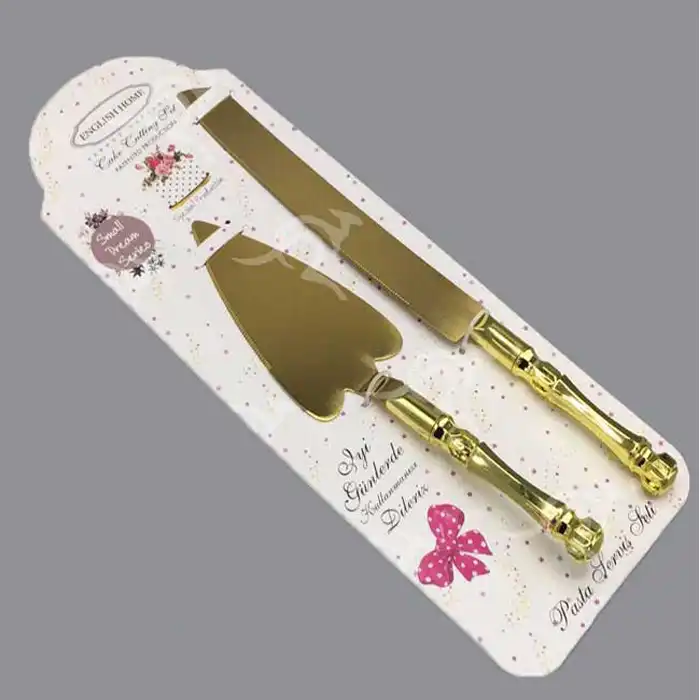 ست کارد و کفگیر سرو کیک انگلیش هوم کد 07