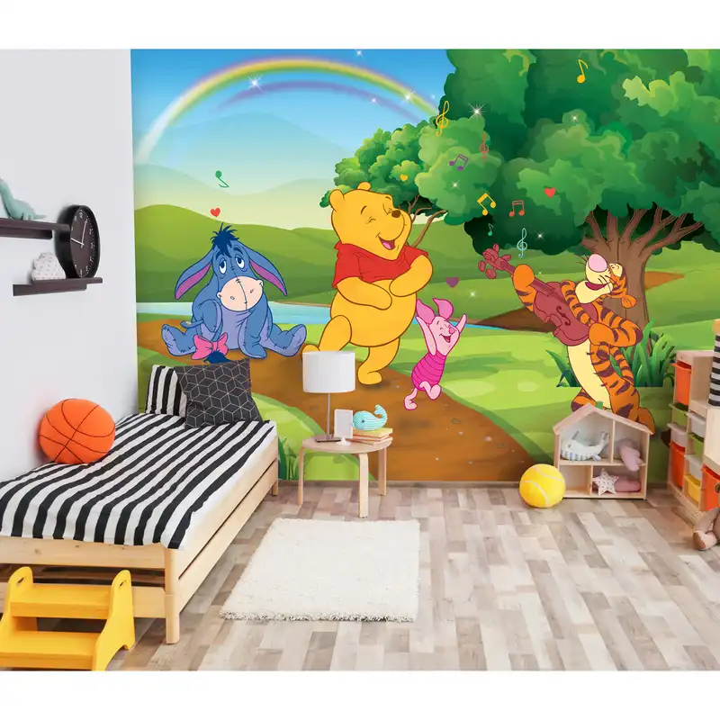 پوستر دیواری اتاق کودک طرح پو و پیگلت کد pk145