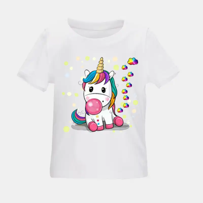 تی شرت بچگانه مدل اسب تک شاخ کد TSb33