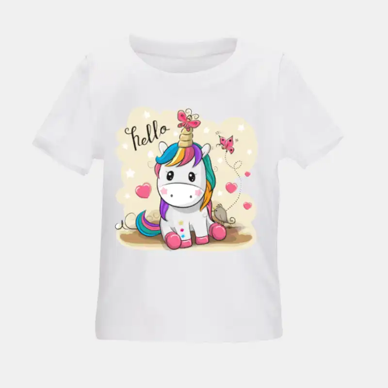 تی شرت بچگانه مدل اسب تک شاخ کد TSb32