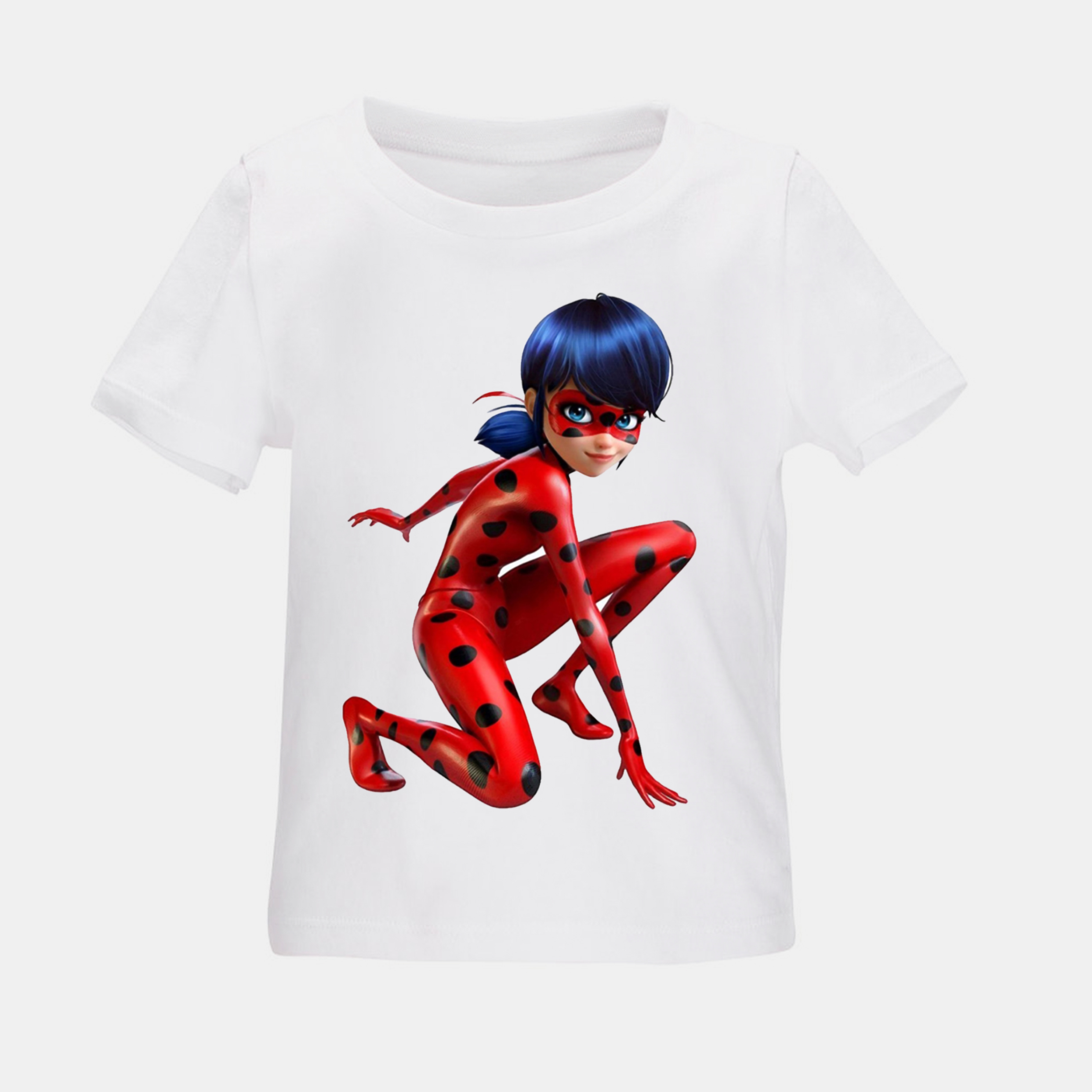 خرید                     تی شرت بچگانه طرح دختر کفشدوزکی کد TSb27
