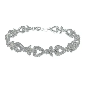 دستبند نقره زنانه کد 42