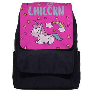  کوله پشتی دخترانه طرح unicorn کد 3006