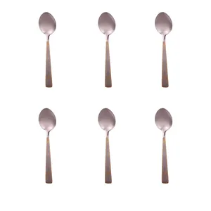 قاشق چای خوری کد 705 بسته 6 عددی 