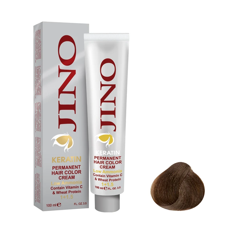 رنگ مو ژینو سری Extra Natural شماره 00-6 حجم 100 میلی لیتر رنگ بلوند طبیعی تیره