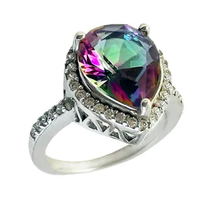 انگشتر نقره زنانه کد 2101