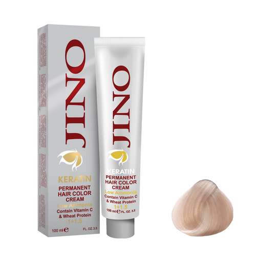 رنگ مو ژینو سری Extra Natural شماره 00-11 حجم 100 میلی لیتر رنگ بلوند پلاتینه جذاب