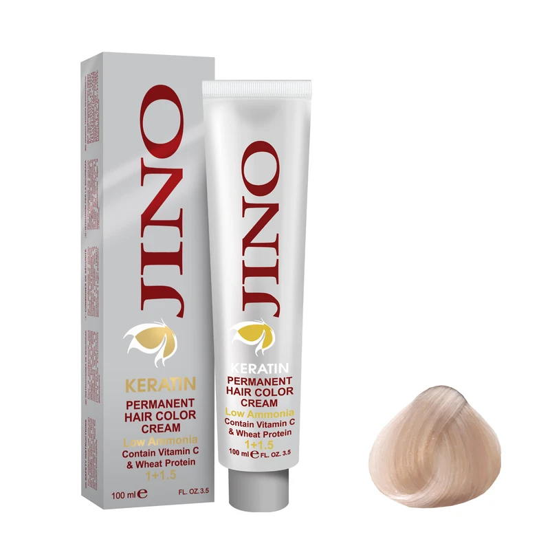 رنگ مو ژینو سری Extra Natural شماره 00-11 حجم 100 میلی لیتر رنگ بلوند پلاتینه جذاب