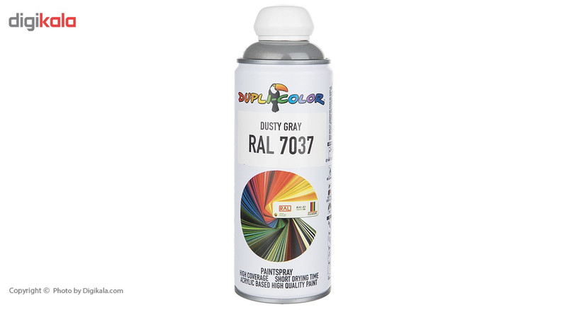 اسپری رنگ خاکستری دوپلی کالر مدل RAL 7037 حجم 400 میلی لیتر اسپری رنگ خاکستری دوپلی کالر مدل RAL 7037 حجم 400 میلی لیتر