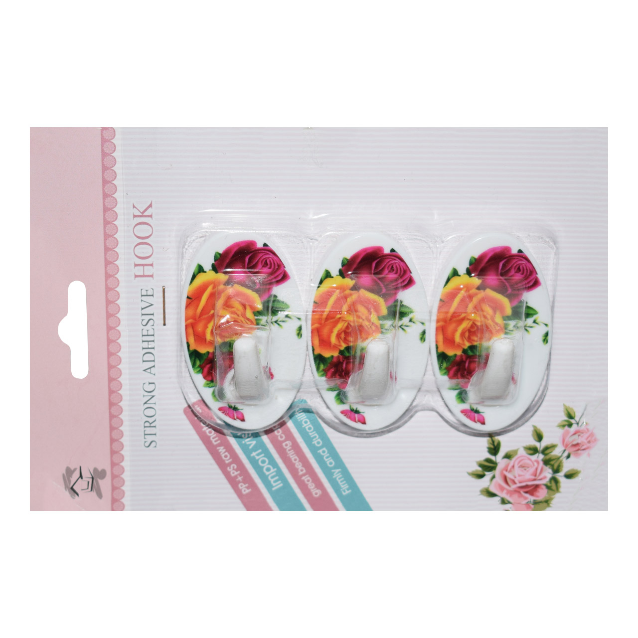 گیره آویز مدل Rose بسته 3 عددی