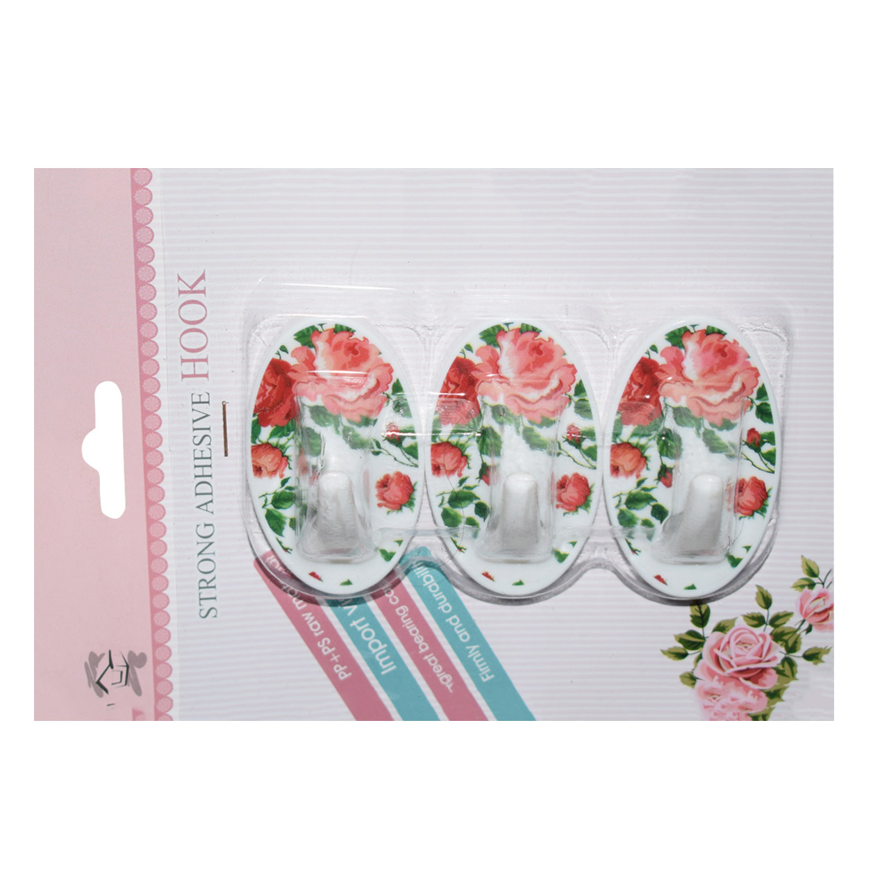 گیره آویز مدل Rose1 بسته 3 عددی