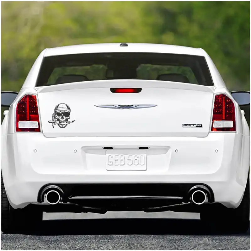 برچسب بدنه خودرو گراسیپا طرح اسکلت کد 04