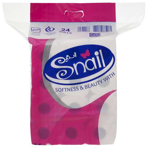دستمال توالت اسنیل مدل Flower بسته 24 عددی