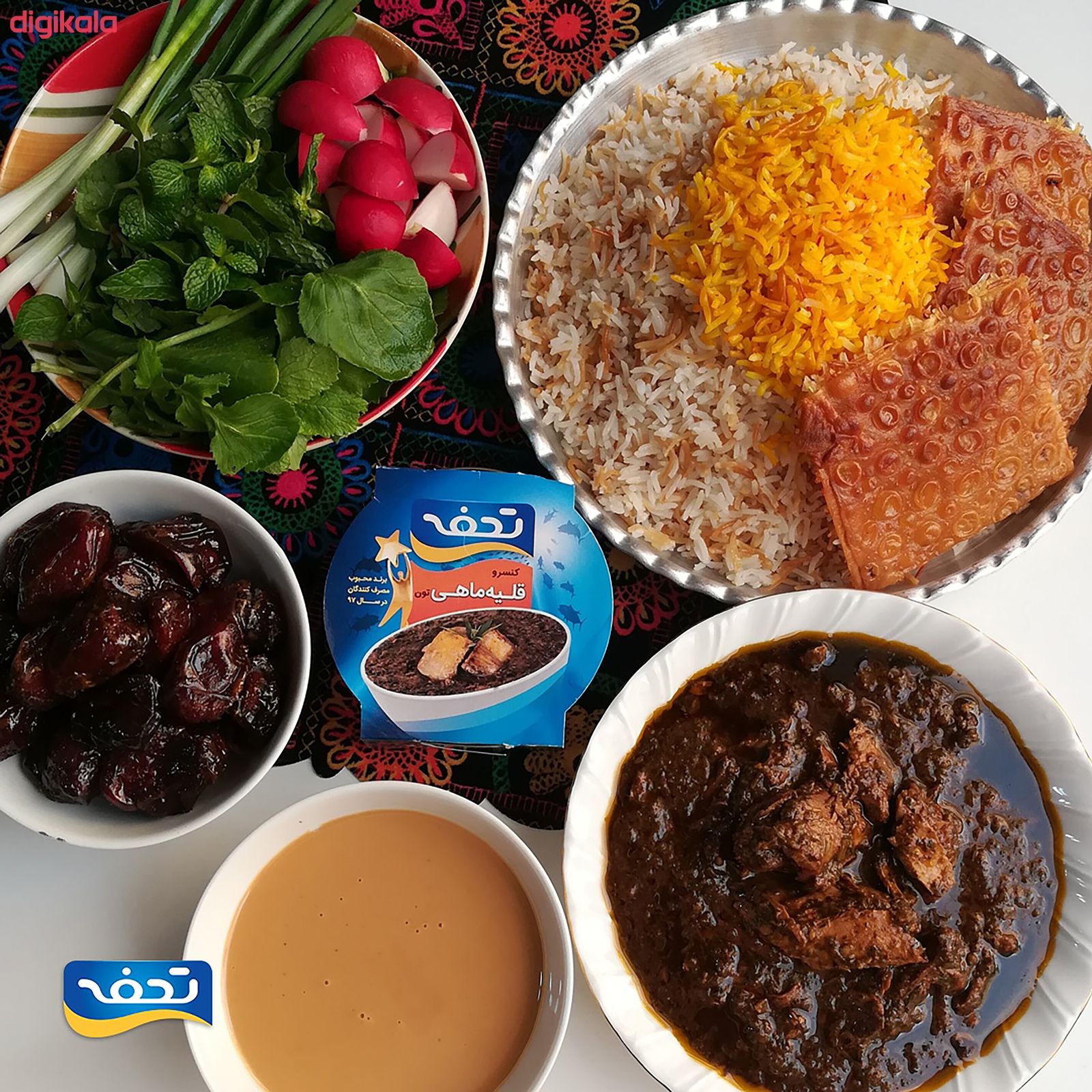 کنسرو قلیه ماهی تن تحفه وزن 230 گرم main 1 1