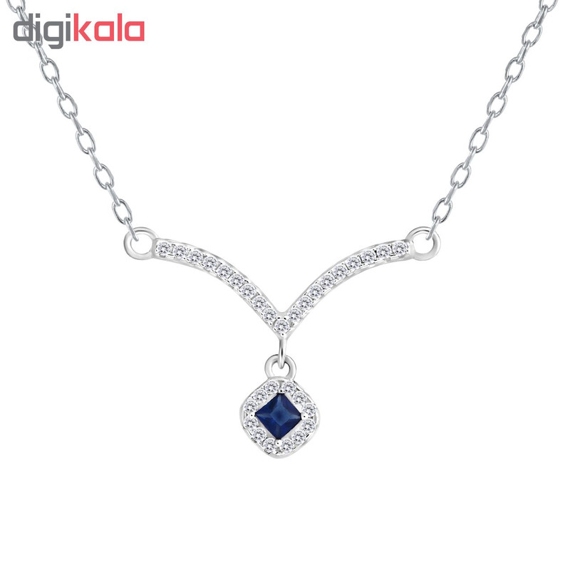 گردنبند نقره اقلیمه کد GN301