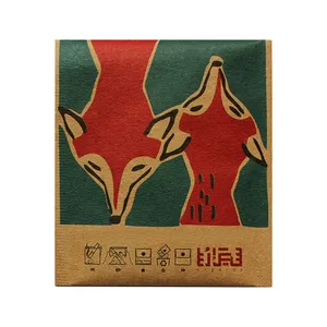 زیرسیگاری جیبی سیگارس  طرح روباه کد 107 بسته 5 عددی