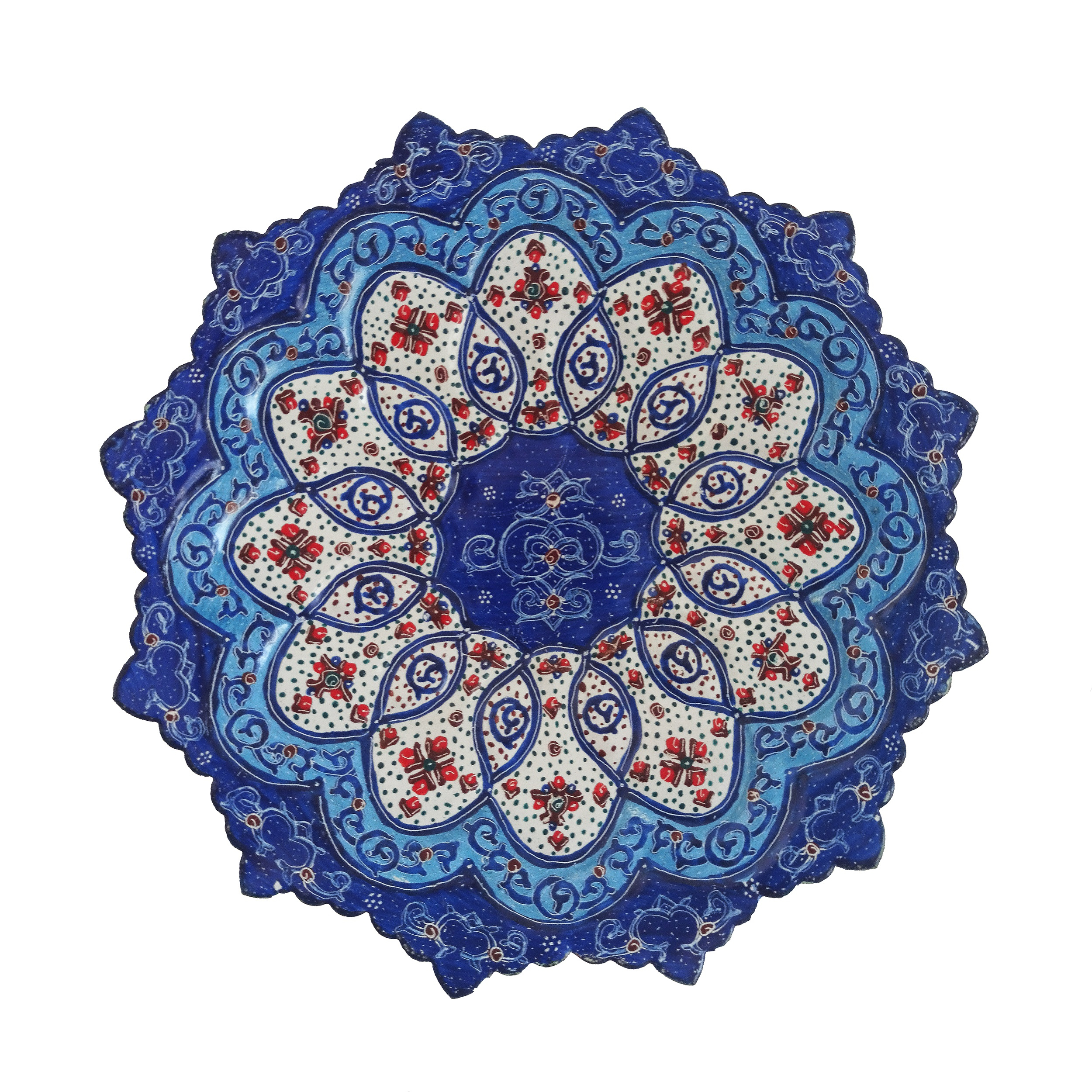 بشقاب میناکاری کد 3006