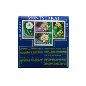 تمبر یادگاری مدل گل کد FL-15 مجموعه 4 عددی