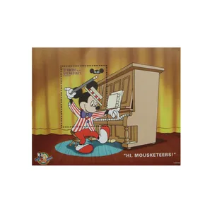 تمبر یادگاری طرح میکی موس مدل MICKY & PIANO