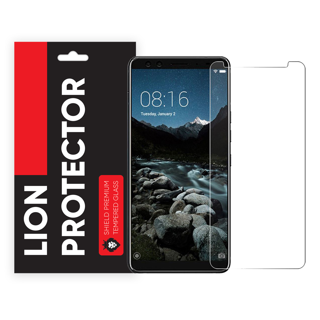 محافظ صفحه نمایش شیلد مدل Lion LGS مناسب برای گوشی موبایل اچ تی سی U12 Plus