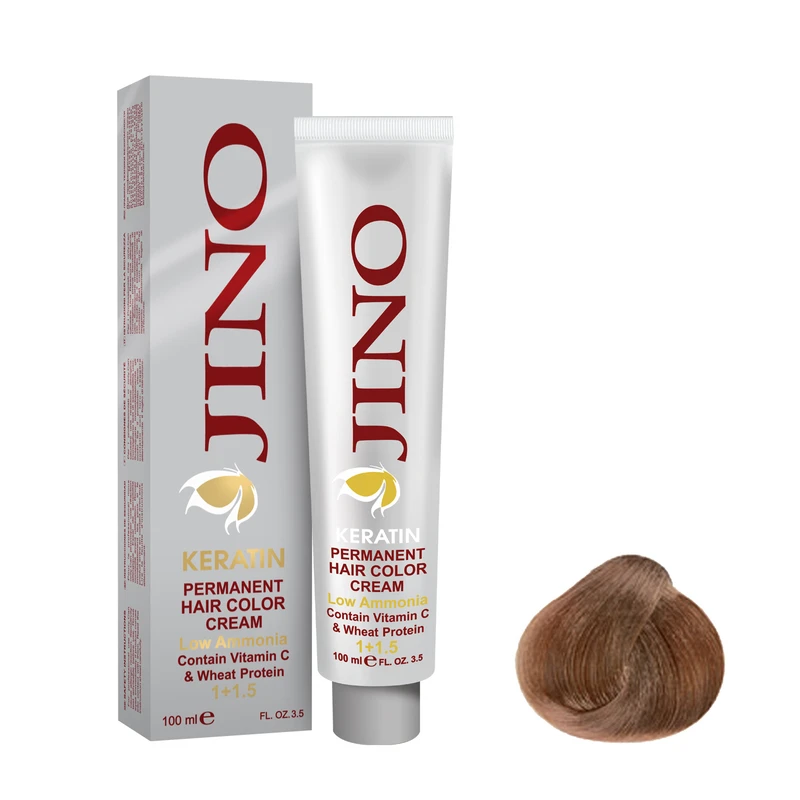 رنگ مو ژینو سری Gold شماره 7.3 حجم 100 میلی لیتر رنگ بلوند طلایی متوسط