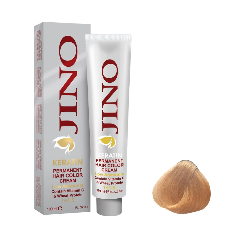 رنگ مو ژینو سری Gold شماره 9.3 حجم 100 میلی لیتر رنگ بلوند طلایی خیلی روشن