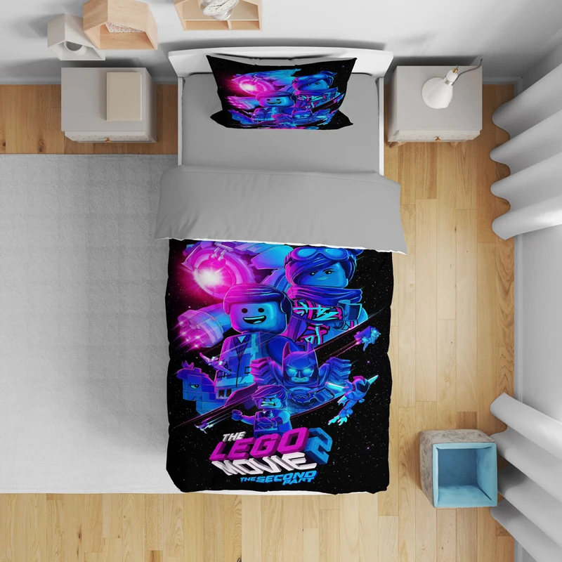 سرویس روتختی یک نفره 5 تکه نوپه هوم طرح لگو T6165