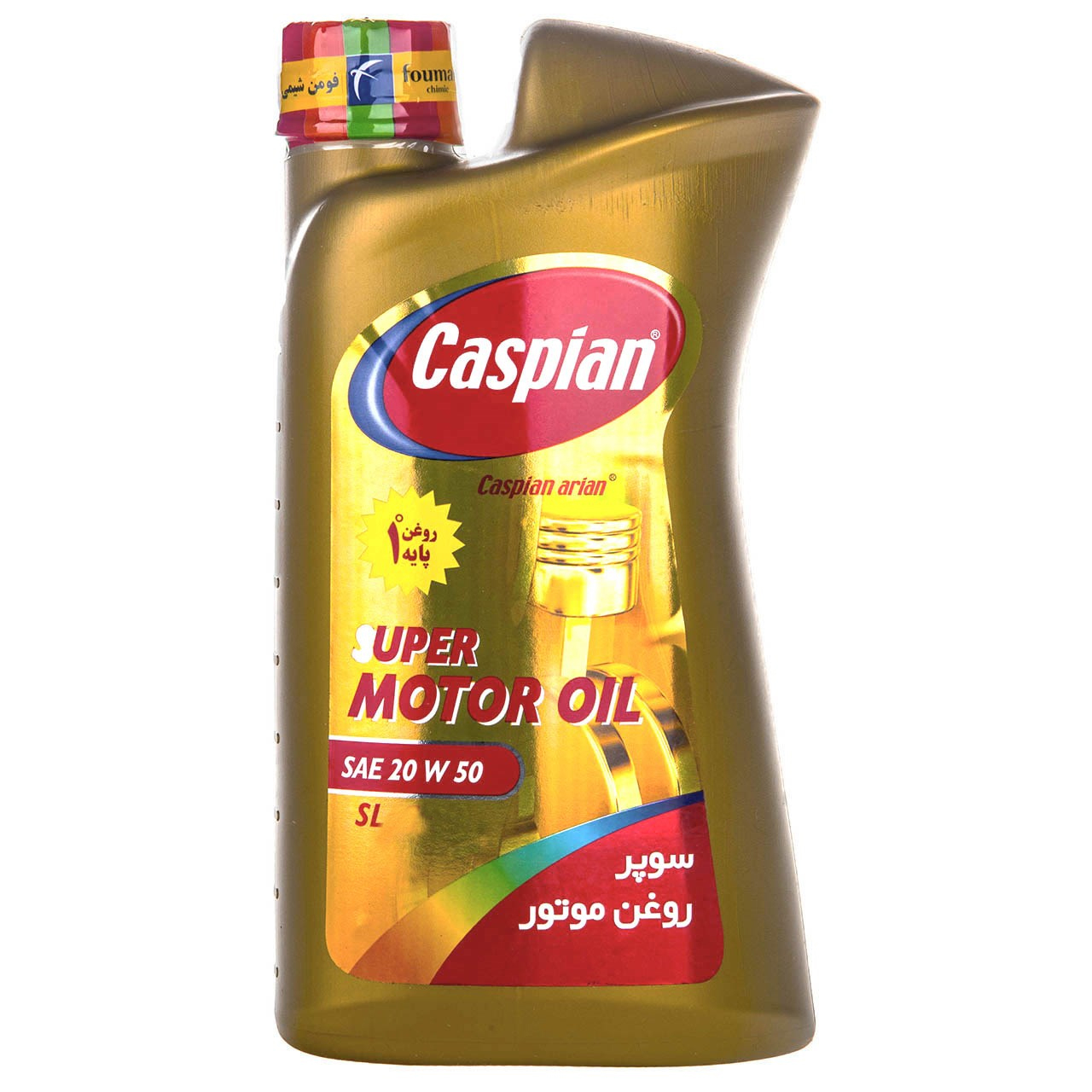 روغن موتور خودرو کاسپین مدل Super Motor Oil حجم 1 لیتر
