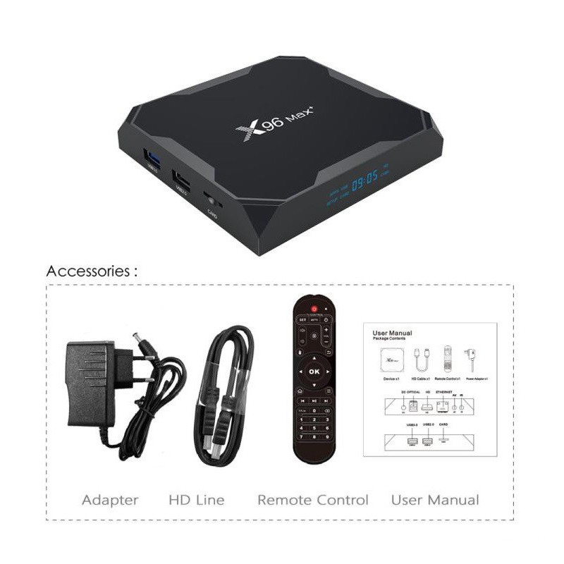 اندروید باکس ایکس 96 مکس مدل 4/32