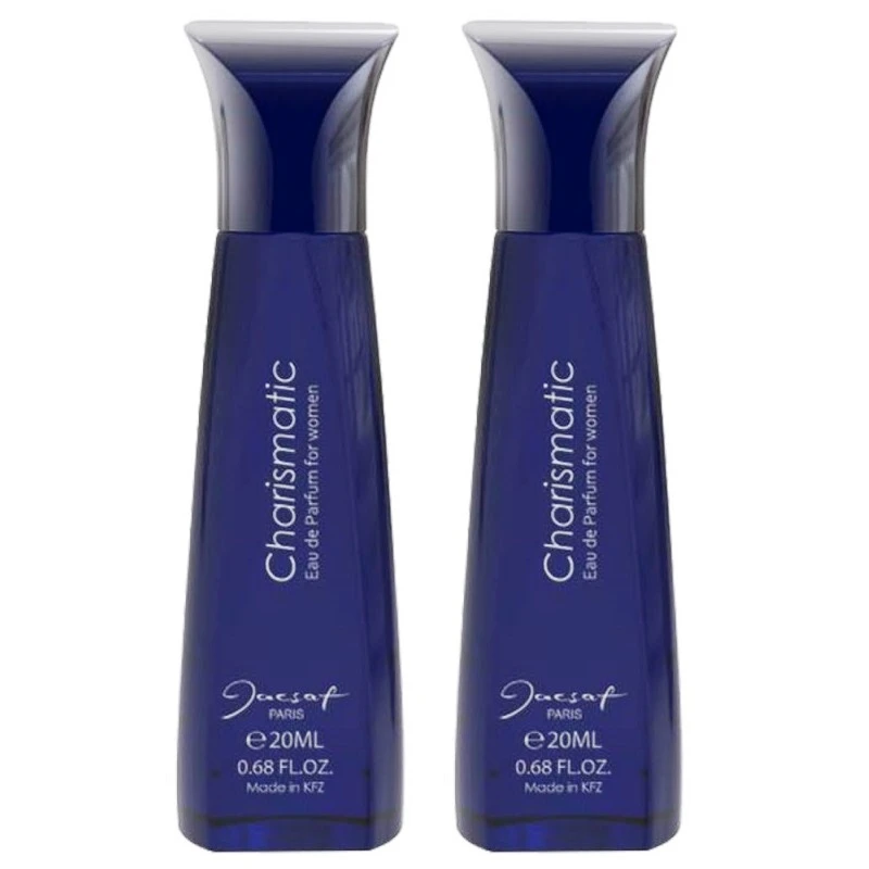 عطر جیبی زنانه ژک ساف مدل charismatic حجم 20 میلی لیتر بسته 2 عددی