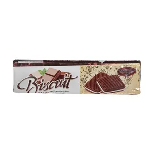 بیسکویت کاکائویی نان رضوی با طعم وانیل - 120 گرم 