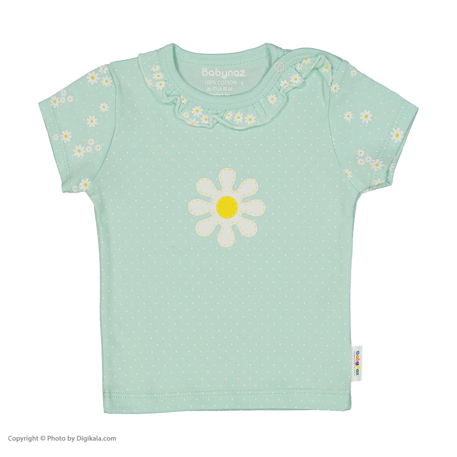 ست تی شرت و شلوار نوزادی دخترانه بی بی ناز مدل 1501506-41 -  - 3