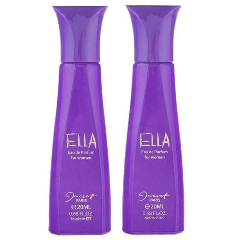 عطر جیبی زنانه ژک ساف مدل Ella حجم 20 میلی لیتر بسته 2 عددی عطر جیبی زنانه ژک ساف مدل Ella حجم 20 میلی لیتر بسته 2 عددی