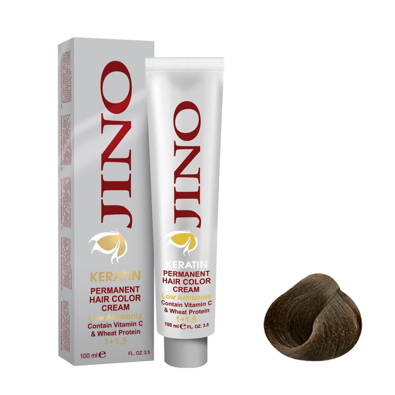 رنگ مو ژینو سری Mahogany شماره 4.5 حجم 100 میلی لیتر رنگ قهوه ای ماهاگونی متوسط