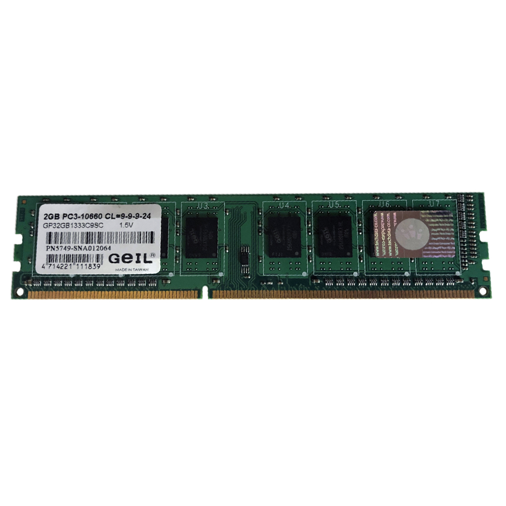  رم دسکتاپ DDR2 تک کاناله 1333 مگاهرتز CL9 گیل مدل GP32 ظرفیت 2 گیگابایت