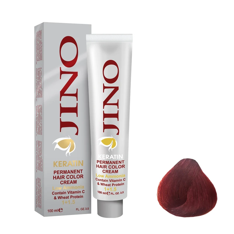 رنگ مو ژينو سری Mahogany شماره 7.5 حجم 100 میلی لیتر رنگ بلوند ماهاگونی متوسط