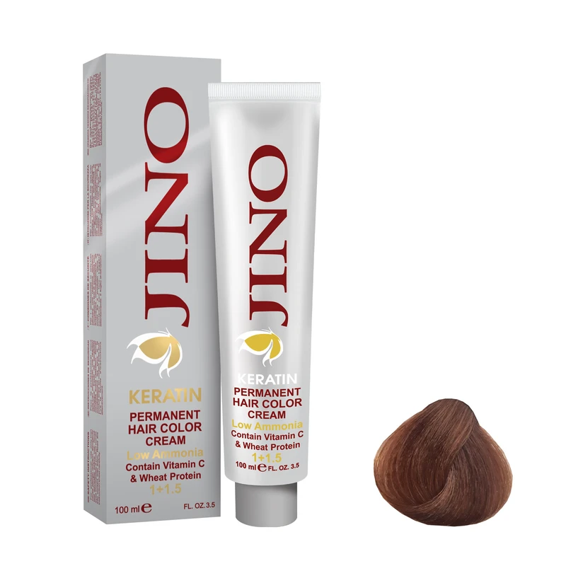 رنگ مو ژينو سری Nescafe شماره 7.51 حجم 100 میلی لیتر رنگ بلوند نسکافه ای متوسط